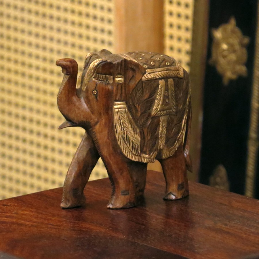 Индийская фигурка слоника Bachcha, 10 см