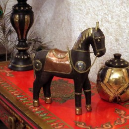 Индийская статуэтка лошади, Pahalavaan, 26 см