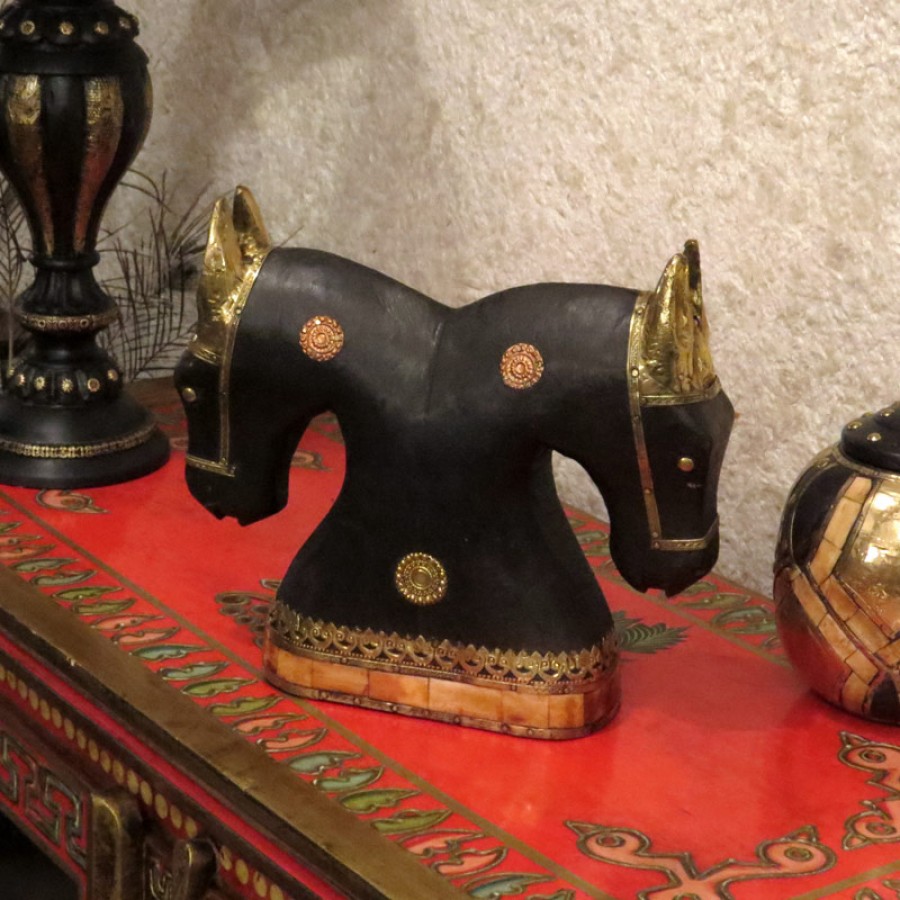 Индийский сувенир. Лошадь, Judavaan, 21 см