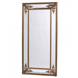 Большое напольное зеркало "Венето", gold, 200х92 см