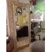 Большое зеркало в резной раме Giardino, white gold, 200х93 см