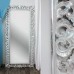 Зеркало в пол в багете из массива Giardino, white silver, 200х93 см