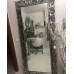 Красивое зеркало в полный рост из массива Giardino, antik silver, 200х93 см