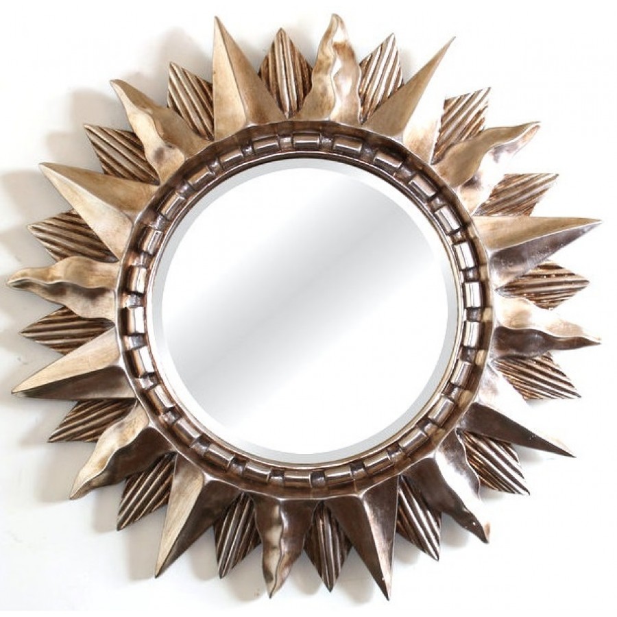 Зеркало Antigua estrella, silver, d-85 cm
