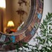 АСАМАНИ, круглое зеркало из Индии в этно, лофт стиле