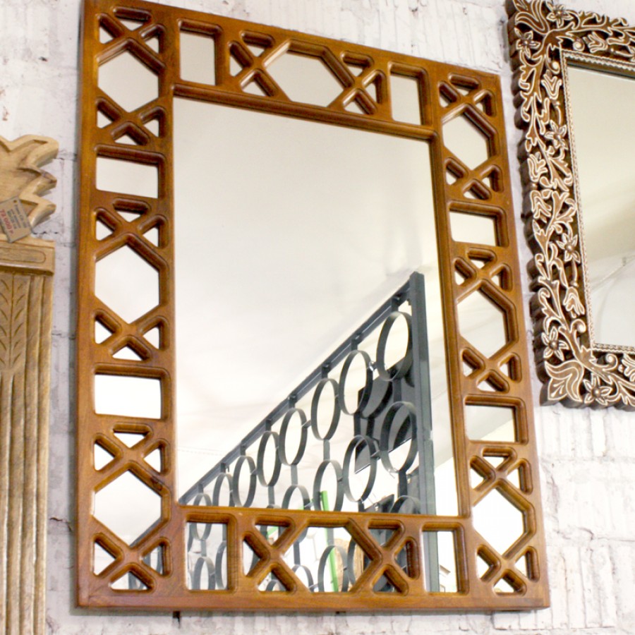 Деревянная рама для зеркала Neerav I, светлая