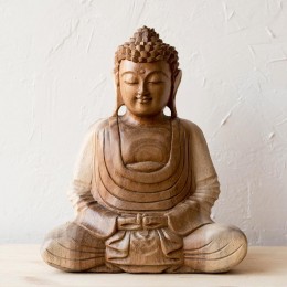 Резная фигура Будды из суара, 31см