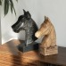 Скульптура лошади из тропического дерева, ручная работа, Индия