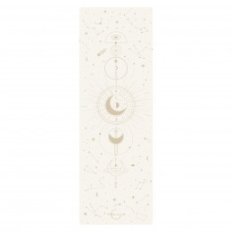Йога-коврик с антискользящим покрытием PRO MUNARI WHITE