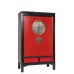 Черно-красный шкаф в этническом стиле Shenghuo, 170 см