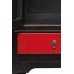 Черно-красный шкаф в этническом стиле Shenghuo, 170 см
