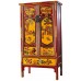 Шкаф в восточном стиле с жанровой росписью Lianri, 175 см