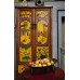 Шкаф в восточном стиле с жанровой росписью Lianri, 175 см