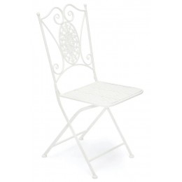 Складной стул для дачи, сада и лоджии Lucas, белый