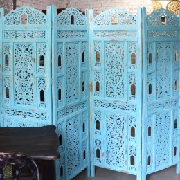 Резная ширма из массива дерева, Индия Резная ширма из массива дерева, Индия