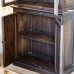 Книжный шкаф из массива со стеклянными дверцами Thane, 240 см