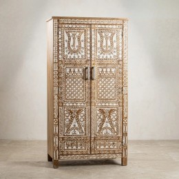 Шкаф из массива в стиле этно, бохо, рустик Nikau, 187 см Шкаф из массива в стиле этно, бохо, рустик Nikau, 187 см