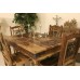 Деревянный стол из палисандра БИРМА. 135см