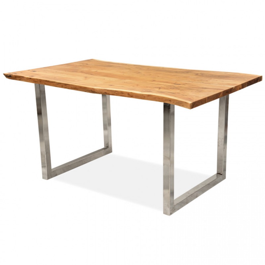 МИМАР, стол в лофт стиле из массива, 1,5м