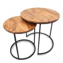 ДЖАММА, комплект столиков из дерева
