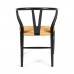 Дизайнерский черный стул из дерева МЭЙЛИ