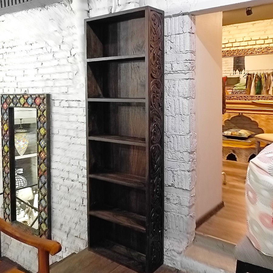 Открытый книжный шкаф из дерева Jorhat, 210 см
