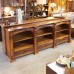 Открытый резной комод Chamera из массива палисандра, Индия