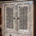 Шкаф из дерева манго с резьбой Daur, 180 см