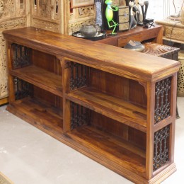 Большая тумба стеллаж Sujit II из массива палисандра