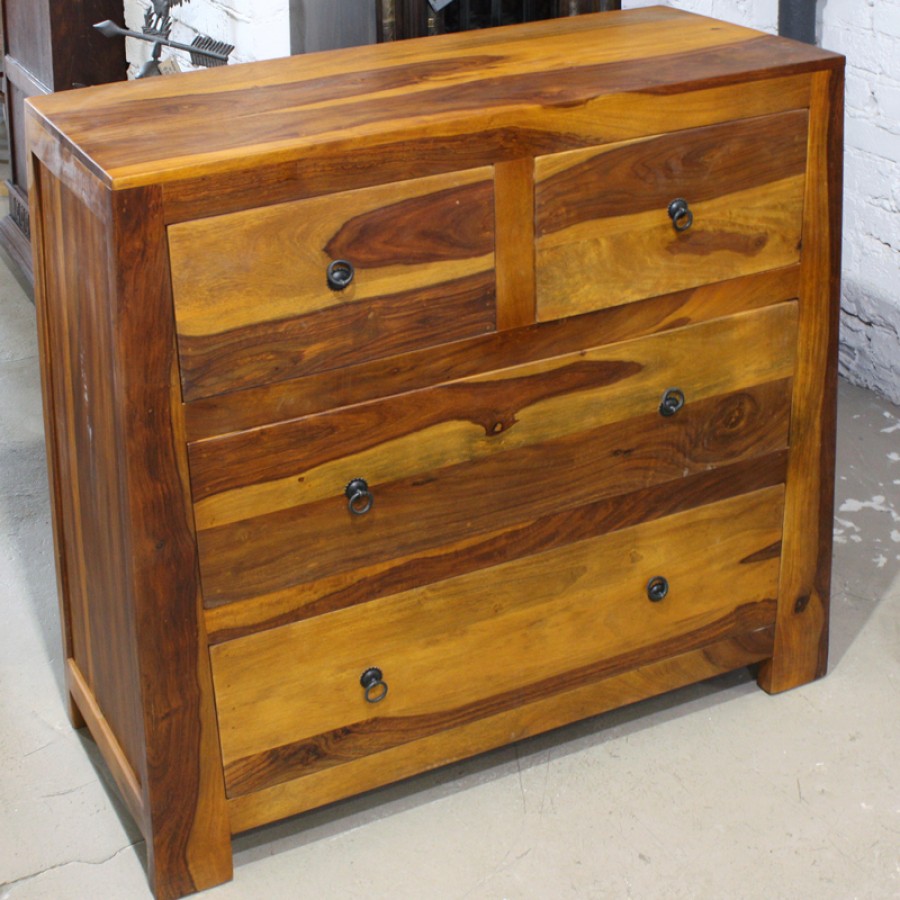 Компактный деревянный комод из палисандра в прихожую, спальню, гостиную