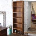 Открытый книжный шкаф из дерева Jorhat, 210 см