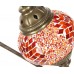 Настольная лампа из мозаики, оранжевая, Настольная лампа из мозаики, оранжевая, НАСВ-005