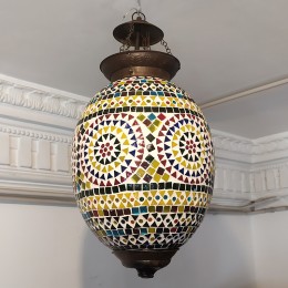 Мозаичный светильник в восточном стиле. Индия