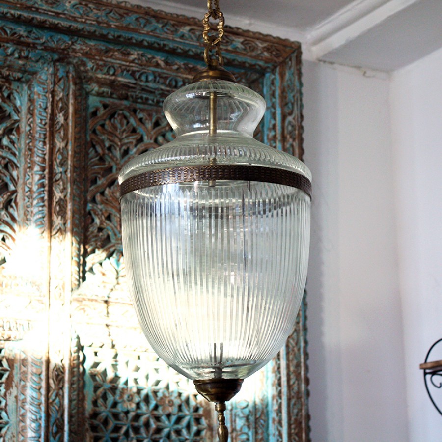 Потолочный светильник из стекла и металла ANAYA, большой