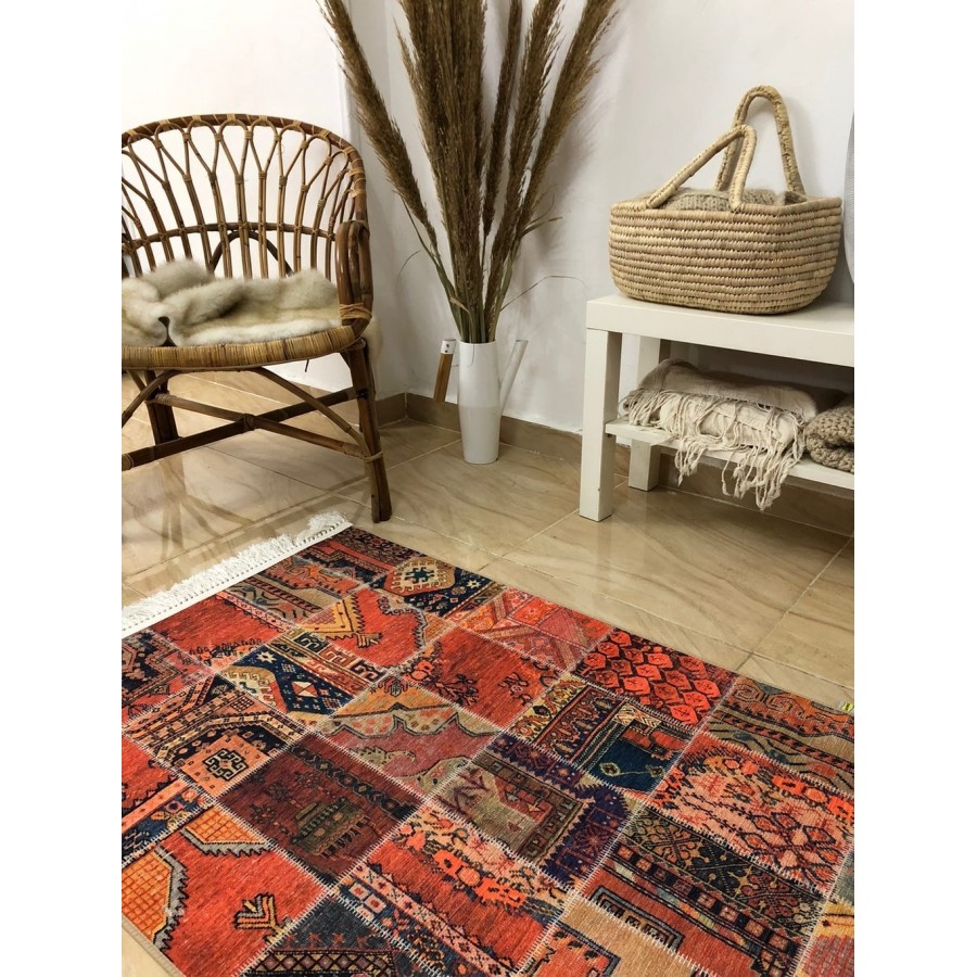Коврик-килим в стиле Пэчворк