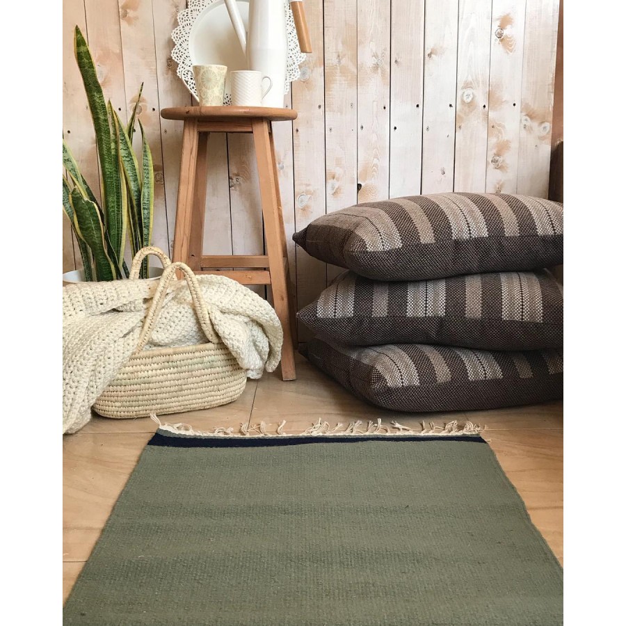 Натуральный коврик-килим из шерсти