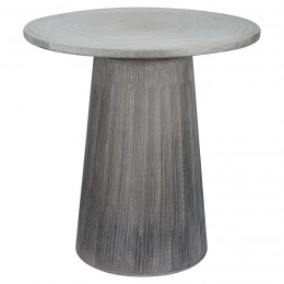 Дизайнерский кофеный стол из стекла серого цвета Мэйни 2