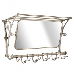 Вешалка настенная с зеркалом